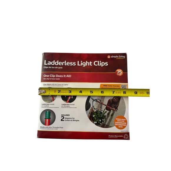 Simple Living solutions - Ladderless Light Clips Christmas Outdoor Lights - Picture 7 of 8